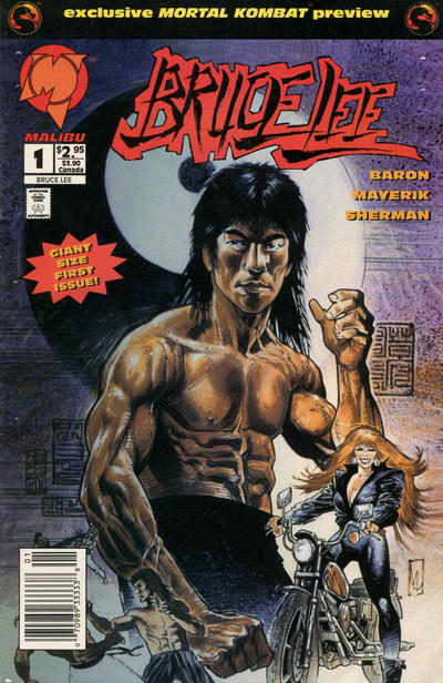Cover for Bruce Lee (Malibu, 1994 series) #1 [Newsstand]