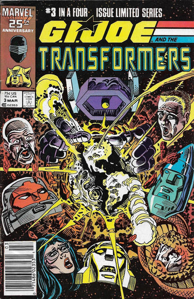 Cover for G.I. Joe and the Transformers (Marvel, 1987 series) #3 [Newsstand]