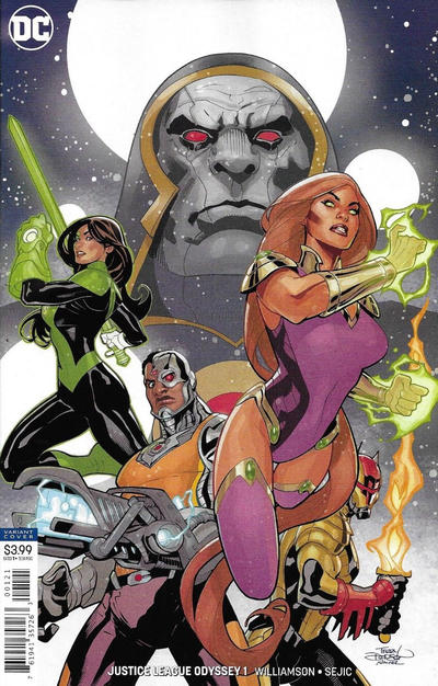 Cover for Justice League Odyssey (DC, 2018 series) #1 [Terry & Rachel Dodson Variant Cover]