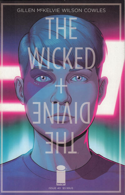 Cover for The Wicked + The Divine (Image, 2014 series) #40 [Cover A by Jamie McKelvie]