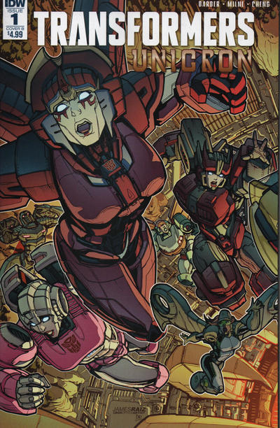 Cover for Transformers: Unicron (IDW, 2018 series) #1 [Cover B]
