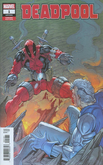 Cover for Deadpool (Marvel, 2018 series) #1 [Rob Liefeld Remastered Color]