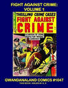 Cover for Gwandanaland Comics (Gwandanaland Comics, 2016 series) #1047 - Fight Against Crime: Volume 1