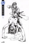 Cover Thumbnail for Witch Doctor (2011 series) #1 [2015 SDCC Exclusive Skybound 5th Anniversary Box Set Black and White - Lukas Ketner]