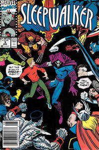 Cover Thumbnail for Sleepwalker (Marvel, 1991 series) #3 [Newsstand]