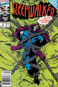 Cover for Sleepwalker (Marvel, 1991 series) #7 [Newsstand]