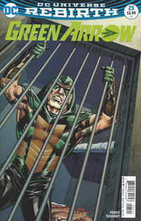 Cover Thumbnail for Green Arrow (DC, 2016 series) #25 [Mike Grell Variant Cover]