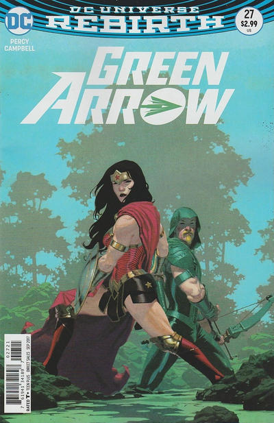 Cover for Green Arrow (DC, 2016 series) #27 [Esad Ribic Variant Cover]