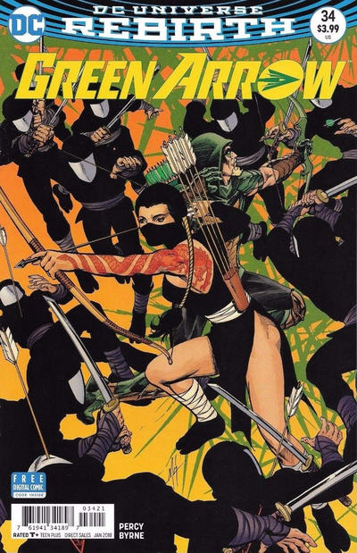 Cover for Green Arrow (DC, 2016 series) #34 [Mike Grell Variant Cover]