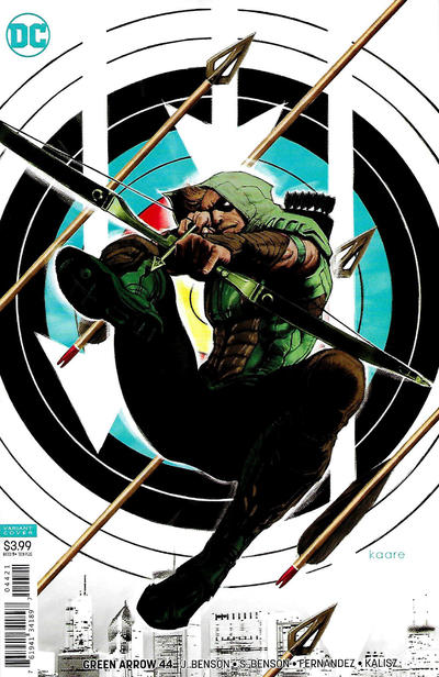 Cover for Green Arrow (DC, 2016 series) #44 [Kaare Andrews Variant Cover]