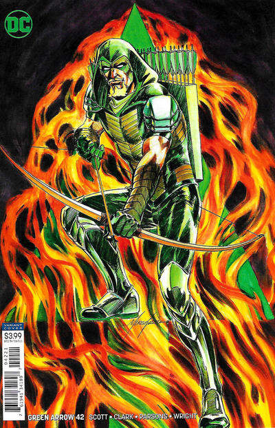 Cover for Green Arrow (DC, 2016 series) #42 [Mike Grell Variant Cover]