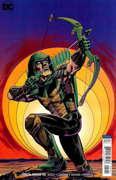 Cover for Green Arrow (DC, 2016 series) #40 [Mike Grell Variant Cover]