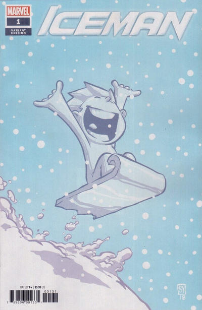 Cover for Iceman (Marvel, 2018 series) #1 [Skottie Young]