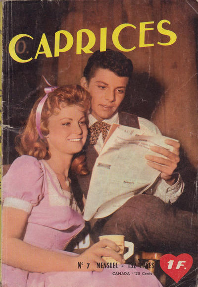 Cover for Caprices (Edi-Europ, 1963 series) #7