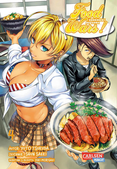 Cover for Food Wars! (Carlsen Comics [DE], 2016 series) #4