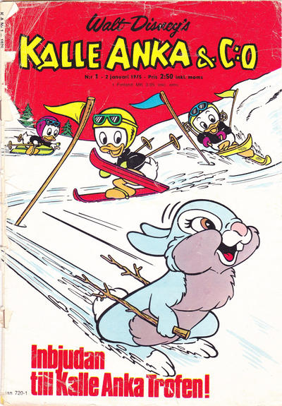 Cover for Kalle Anka & C:o (Hemmets Journal, 1957 series) #1/1975