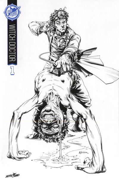 Cover for Witch Doctor (Image, 2011 series) #1 [2015 SDCC Exclusive Skybound 5th Anniversary Box Set Black and White - Lukas Ketner]