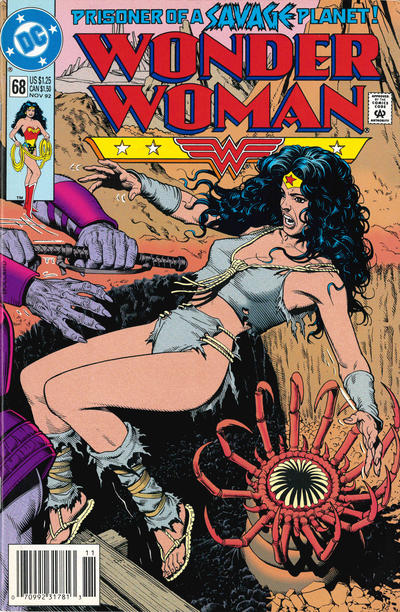 Cover for Wonder Woman (DC, 1987 series) #68 [Newsstand]