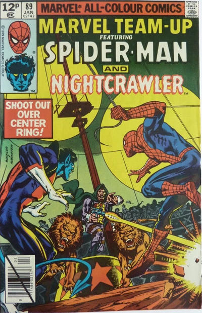 Cover for Marvel Team-Up (Marvel, 1972 series) #89 [British]