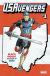 Cover Thumbnail for U.S. Avengers (2017 series) #1 [Ohio State Avenger Black Knight Variant - Rod Reis]