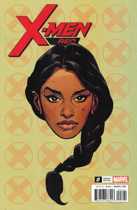 Cover Thumbnail for X-Men: Red (Marvel, 2018 series) #8 [Headshot Variant Cover]
