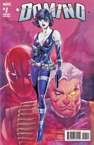 Cover for Domino (Marvel, 2018 series) #1 [Rob Liefeld]
