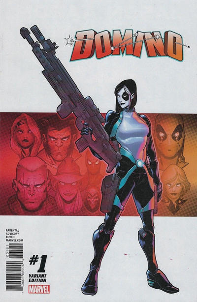 Cover for Domino (Marvel, 2018 series) #1 [David Baldeon]