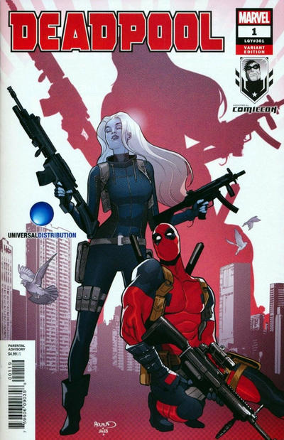 Cover for Deadpool (Marvel, 2018 series) #1 [Montreal Comiccon Exclusive - Paul Renaud]