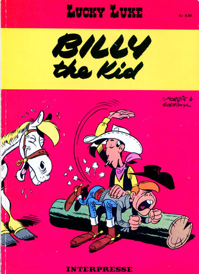 Cover for Lucky Luke (Interpresse, 1971 series) #7 - Billy the Kid [Første oplag]
