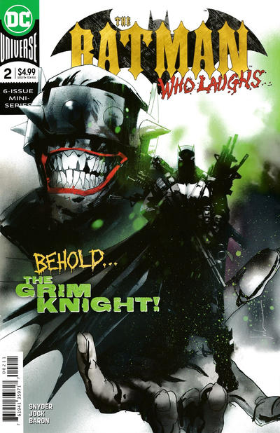 Cover for The Batman Who Laughs (DC, 2019 series) #2 [Jock Cover]