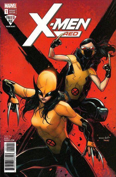 Cover for X-Men: Red (Marvel, 2018 series) #1 [Fried Pie Exclusive - Valerio Schiti]