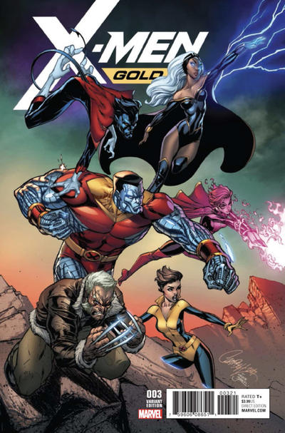 Cover for X-Men: Gold (Marvel, 2017 series) #3 [J. Scott Campbell Cover Variant]