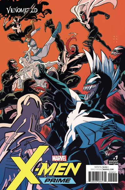 Cover for X-Men Prime (Marvel, 2017 series) #1 [Kris Anka 'Venomized' Variant]