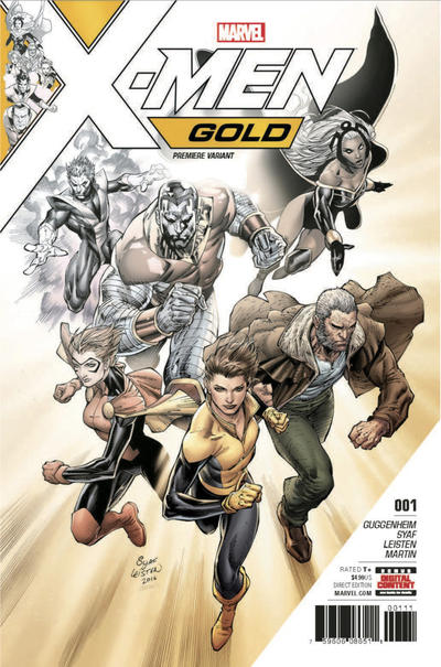 Cover for X-Men: Gold (Marvel, 2017 series) #1 [Incentive Ardian Syaf Premium Fade Variant]