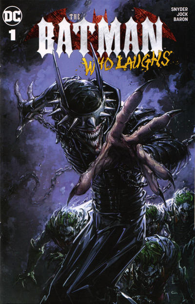 Cover for The Batman Who Laughs (DC, 2019 series) #1 [Scorpion Comics Clayton Crain Cover]