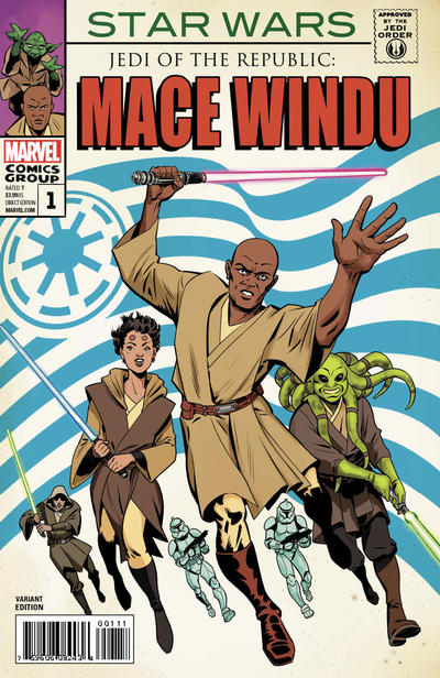 Cover for Star Wars: Mace Windu (Marvel, 2017 series) #1 [Javier Rodriguez 'Homage']