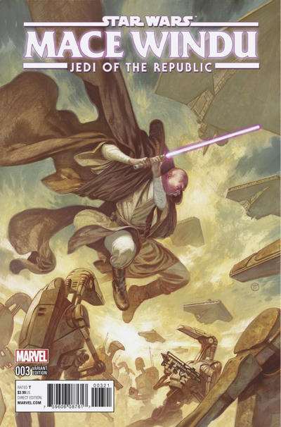 Cover for Star Wars: Mace Windu (Marvel, 2017 series) #3 [Incentive (1:25) Julian Totino Tedesco Cover]