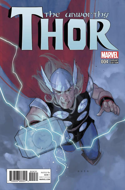 Cover for The Unworthy Thor (Marvel, 2017 series) #4 [Incentive Phil Noto Variant]