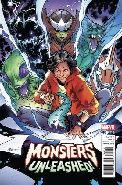 Cover for Monsters Unleashed (Marvel, 2017 series) #1 [R. B. Silva]