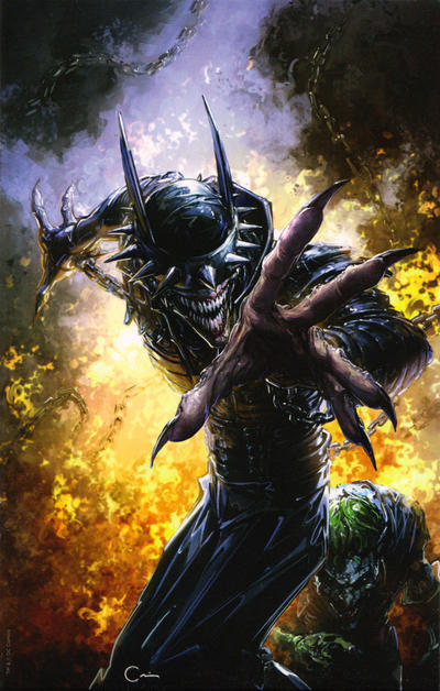 Cover for The Batman Who Laughs (DC, 2019 series) #1 [Scorpion Comics Exclusive Clayton Crain Virgin Cover]