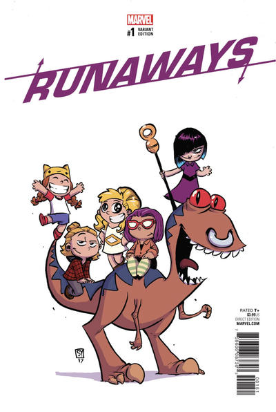 Cover for Runaways (Marvel, 2017 series) #1 [Skottie Young Cover Variant]