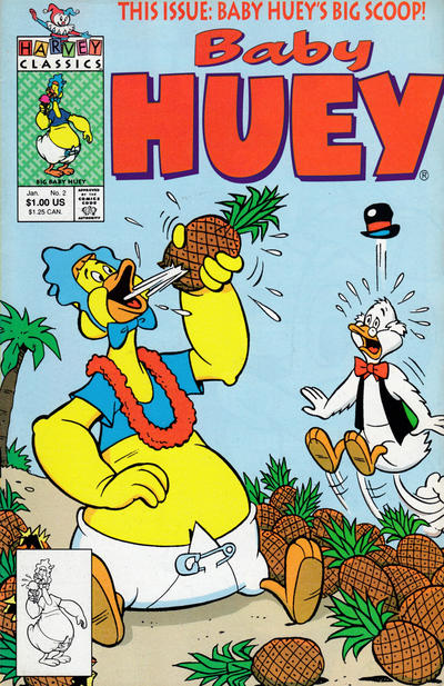 Cover for Baby Huey (Harvey, 1991 series) #2 [Direct]
