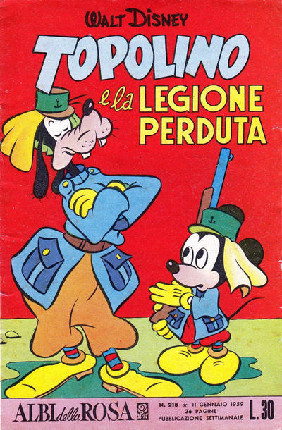 Cover for Albi della Rosa (Mondadori, 1954 series) #218