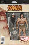 Cover for Conan the Barbarian (Marvel, 2019 series) #1 [John Tyler Christopher Action Figure (Conan the Barbarian)]