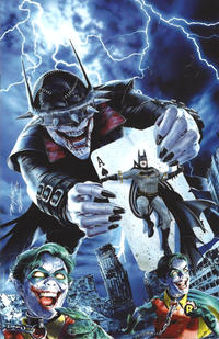 Cover for The Batman Who Laughs (DC, 2019 series) #1 [The Comic Mint Mike Mayhew Virgin Cover]
