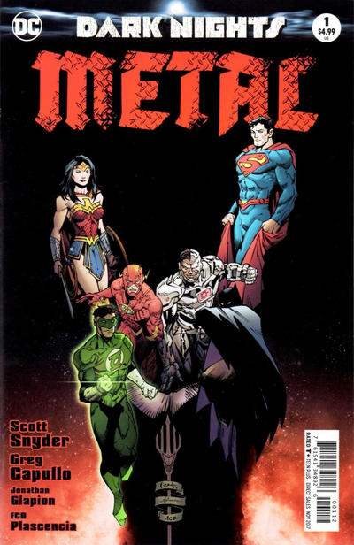 Cover for Dark Nights: Metal (DC, 2017 series) #1 [Second Printing]