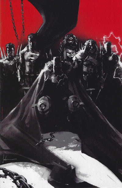 Cover for Dark Nights: Metal (DC, 2017 series) #1 [KRS Comics Jock Red Virgin Cover]