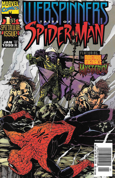 Cover for Webspinners: Tales of Spider-Man (Marvel, 1999 series) #1 [Newsstand]