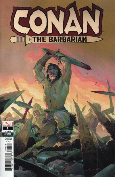 Cover for Conan the Barbarian (Marvel, 2019 series) #1 (276) [Esad Ribić Teaser]