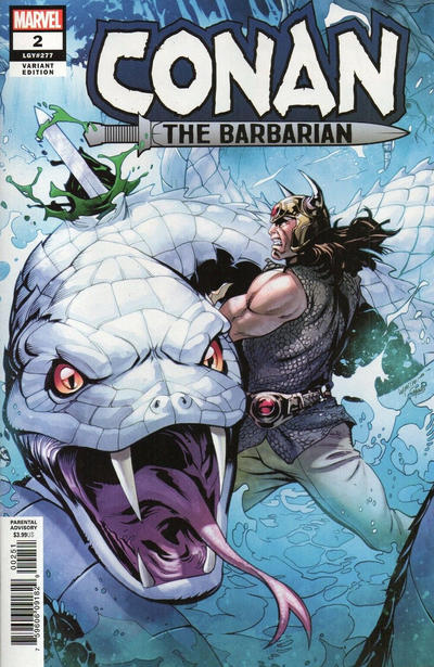 Cover for Conan the Barbarian (Marvel, 2019 series) #2 (277) [Emanuela Lupacchino]
